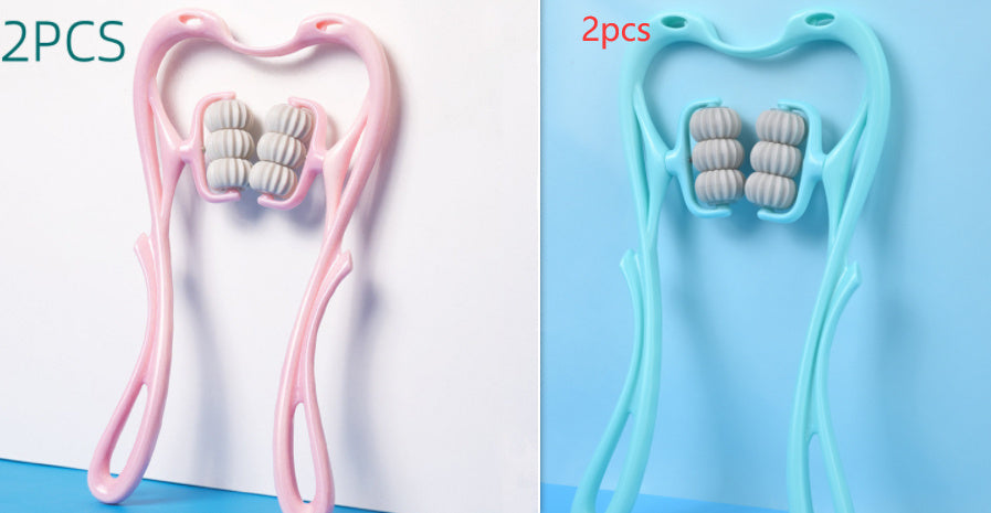 Manual Six Wheel Neck Massager