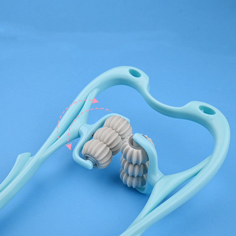 Manual Six Wheel Neck Massager