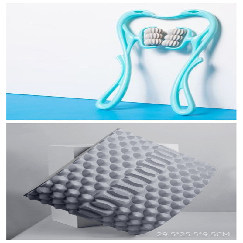 Manual Six Wheel Neck Massager