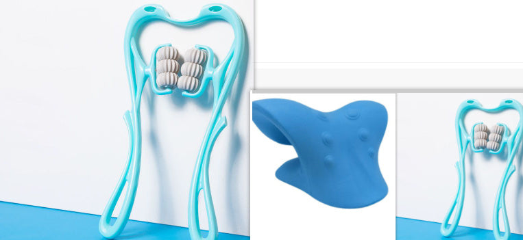 Manual Six Wheel Neck Massager
