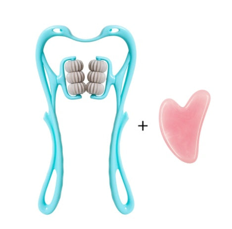 Manual Six Wheel Neck Massager