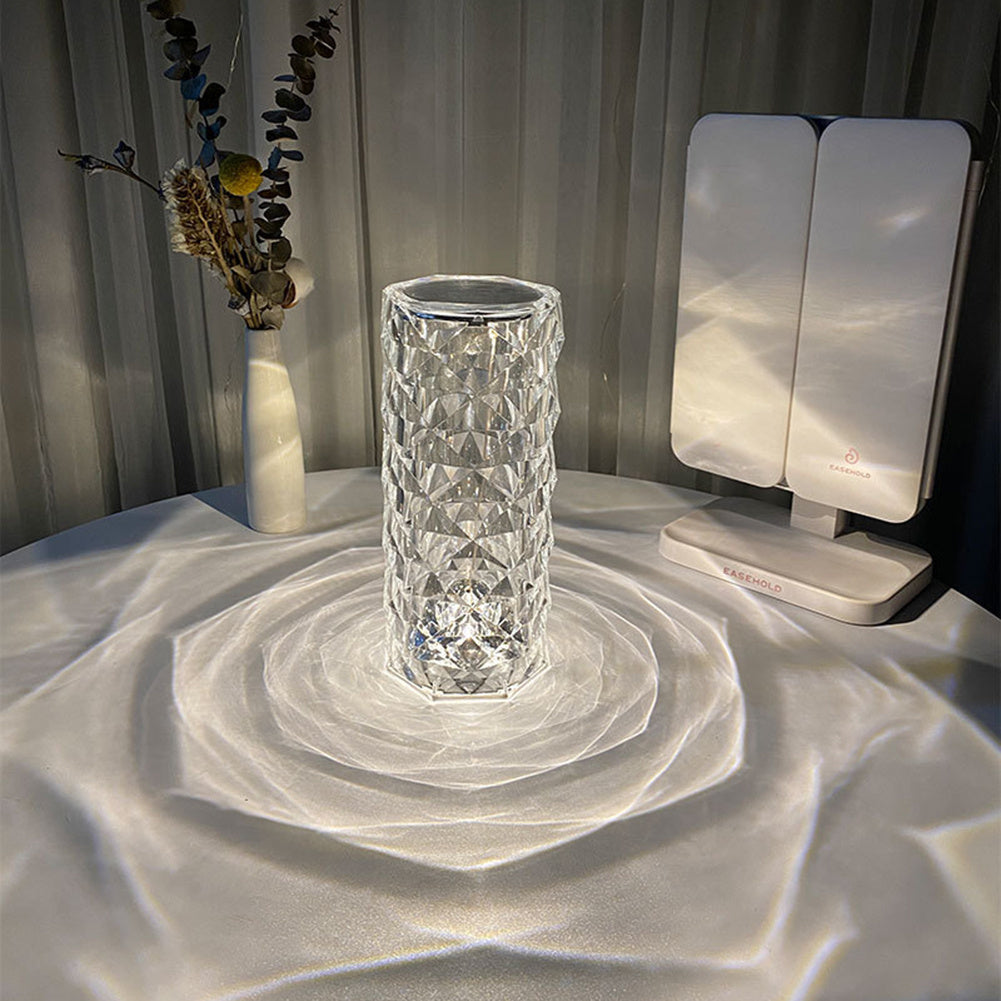 Crystal Rose Lamp