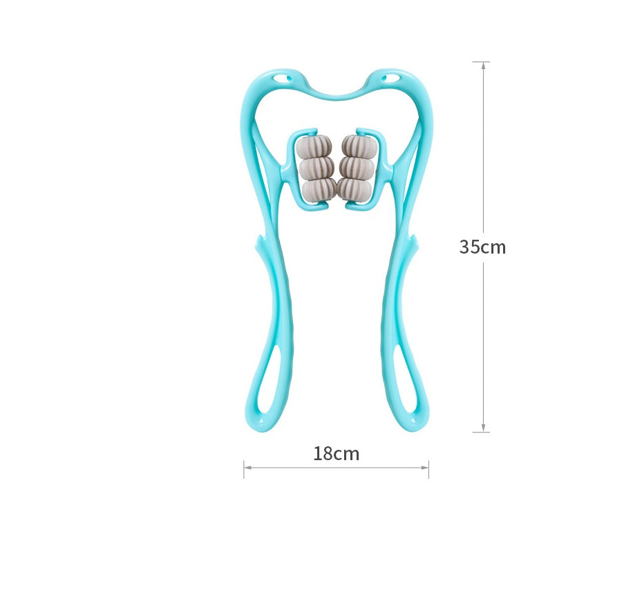 Manual Six Wheel Neck Massager