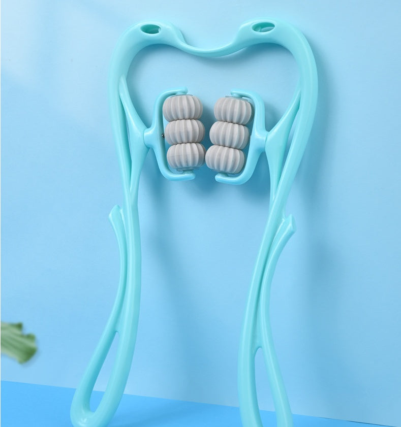 Manual Six Wheel Neck Massager