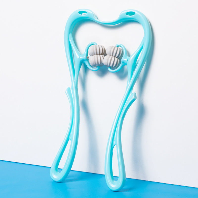 Manual Six Wheel Neck Massager
