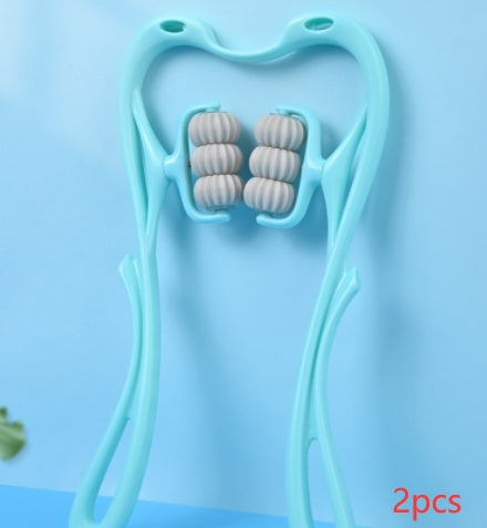 Manual Six Wheel Neck Massager